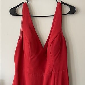 Azazie Elegant Red Wedding Dress